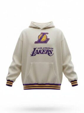 Los Angeles Lakers Oat Hoodie Size: XXL Pullover Sweatshirt NBA NWT